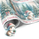 Search for bunny christmas wrapping paper Forest