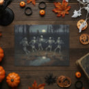 Search for dancing skeletons postcards Halloween