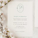 Search for simple emerald green wedding invitations Classy modern minimal