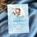 Search for airplane baby shower invitations For kids