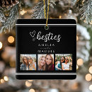 Search for 3 best friends christmas tree decorations Black and white