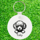 Search for for poodle lovers key rings Funny