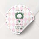 Search for girls 2nd birthday party stickers Two sweet