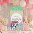 Search for unicorn gift tags Pink and purple