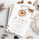 Search for coffee bean invitations Baby is brewing