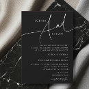 Search for dark romantic wedding invitations Minimalist