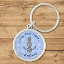 Search for blue anchor key rings Rope