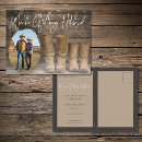 Search for cowboy save the dates String lights
