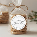 Search for sweet treat wedding stickers Modern