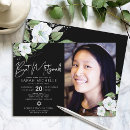 Search for black bar bat mitzvah invitations Star of david