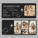 Search for airplane wedding invitations Boarding pass