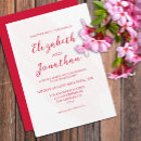 Search for red engagement party invitations Pink