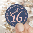 Search for blue pink stickers Sweet 16