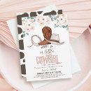 Search for cowgirl baby girl shower invitations Floral