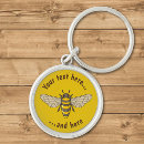 Search for honeybee key rings Yellow