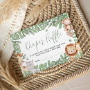 Search for game one invitations Jungle animals
