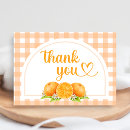 Search for orange gingham cards Little cutie