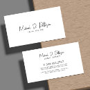 Search for handwritten business cards White