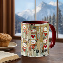 Search for snowman winter mugs Illustration