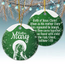 Search for birth of jesus christ christmas tree decorations Mother mary