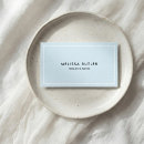 Search for light blue business cards Elegant