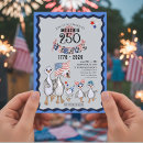Search for funny independence day invitations 250th anniversary