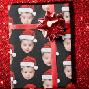 Search for black santa gift wrap Xmas