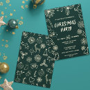 Search for simple christmas invitations Modern minimalist