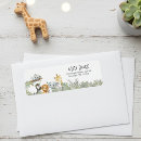 Search for baby safari animals return address labels Boy baby shower