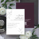 Search for simple typography wedding invitations Floral
