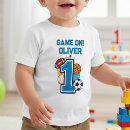 Search for sports baby shirts First birthday