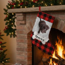 Search for plaid christmas stockings Puppy