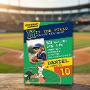 Search for baseball game party invitations Boy