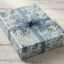 Search for menorah wrapping paper Star