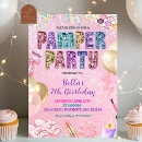 Search for pamper party invitations For kids