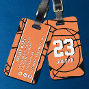Search for basketball luggage tags Boys