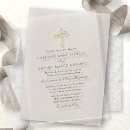 Search for crucifix invitations Modern elegant
