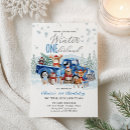 Search for christmas 1st birthday invitations Winter