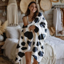 Search for black cow blankets White