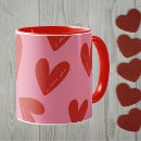 Search for pink love mugs Handwritten script