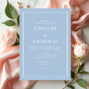 Search for powder blue wedding invitations Modern