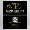 Search for operating business cards Excavator operator