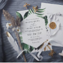 Search for palm leaves wedding invitations Elegant