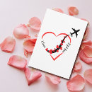 Search for airplane valentines day cards Pilot