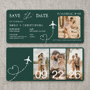 Search for aeroplane save the dates Ticket