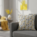 Search for yellow and grey geometric cushions Modern