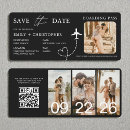 Search for plane ticket save the dates Aeroplane
