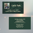 Search for mental health business cards Therapist