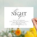 Search for romantic rehearsal dinner invitations The night before