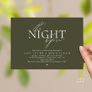 Search for romantic rehearsal dinner invitations The night before